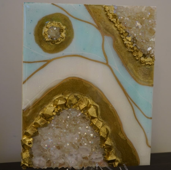 Wall Art - Geode(Resin) - Comment to custom order - Picture 8 of 11